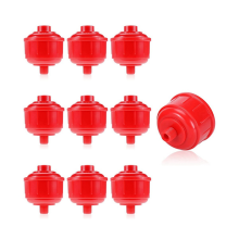 10 stuks gereedschapsfilter 58x68mm mini lucht-water waterdichte plastic bal hoge doorstroming