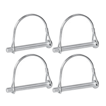 4 stuks asborgpen, veiligheidskoppelingspen voor aanhangwagens, gazon en tuin, hardwarepennen