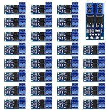 30 stuks MOSFET-schakelaandrijfmodule DC 5V-36V 15A (max. 30A) 400W dubbele krachtige 0-20KHz PWM-motorsnelheidsregelaar