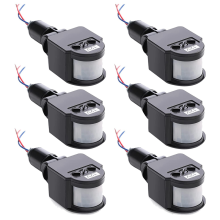 12V bewegingsmelder Pir automatische infrarooddetector lichtschakelaar buiten voor muur binnen