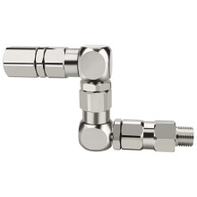 1/4 Z-type verbinding verfspuitpomp accessoire (M) X inch (F) Z-draaibaar 6500 PSI roestvrij staal 360 rotatie