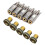 5 Pcs Pig Nipple Waterer for Barrel Kit Automatic Pig Nipple Drinker Hog Drinker Feeder with Brass 5