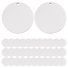 35 stuks sublimatie ornamenten, ronde ornamenten voor de kerstboom, zelfgemaakte handgemaakte ornamenten