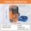 Mini optische vermogensmeter - M7 OPM glasvezelkabeltester - 70DBm-+10DBm SC/FC/ universele interfaceconnector 7