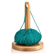 Garenhouder van hout voor breien, haken met gat, borduuraccessoire, cadeau-organisatietool, oma