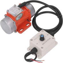 30W betonvibrator, 4000RPM elektrische trilmotor met snelheidsregelaar en instelbare opwindkracht DC 12V
