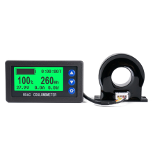 Batterijmonitor Hall Coulombmeter DC 8-100V 400A Lifepo4 Loodzuur Li-ion Lithium Capaciteit Vermogensweergave