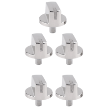 Geüpgradede AEZ73293801 fornuisknop gasfornuisbedieningsset compatibel met branderaccessoires (5 stuks)