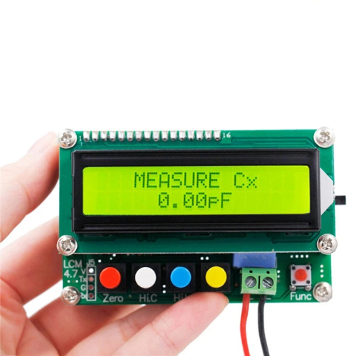 Digitale condensatormeter, inductie, capaciteit, L/C LCD-tester, mini-USB-interface met kabel 1