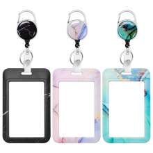 3-pack zware badgehouder met intrekbare haspel, ID-naamtag, karabijnhaakclip, kaartbeschermer, beschermhoes