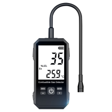 Gaslekdetector Analyzer Methaan Brandbaar Natuurlijk Tester Geluid Dubbel Alarm LCD Alcoholsensor