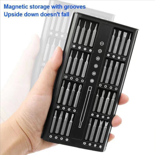 63 in 1 schroevendraaierset magnetische bit mini precisie 2