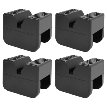 Jacks Stand Pads, Universele Rubber Pad Adapter, Rail Pinch Weld Protector, 4-pack