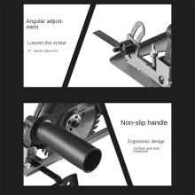 Handmatige haakse slijper converter naar frees 40 mm diepte verstelbare beugel snijtafel houtbewerkingsgereedschap