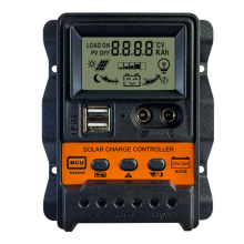 30A Zonne-laadregelaar 12V24V Paneelbatterijregelaar Auto 2 USB LCD-scherm Laadontlader