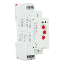 GRT8-M1 Vertragingstijdrelais Multifunctionele timer AC DC-contactor-isolator met 10 functies DIN-railmontage 12V-240V
