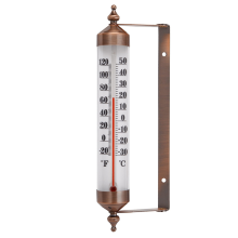 10 inch nieuwe premium stalen binnen-/buitenthermometer, draadloos, decoratief