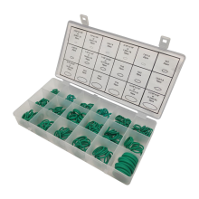 270 stuks groene afdichtring reparatie doos O-ring nitrilrubber pakking hoge druk temperatuur