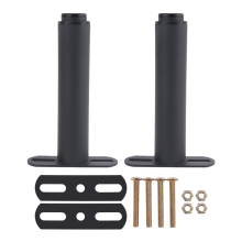 2 stuks (7-13,5 inch) verstelbare metalen bedframe-steunpoten, middenlatten en zware vervangende poten