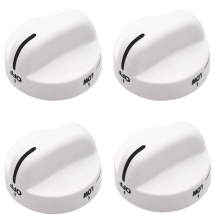 4x WP8273104 Vervangende Bedieningsknop Compatibel met Kookplaat/Fornuis 8273104 PS393679 8273112 WP8273104VP 8273284
