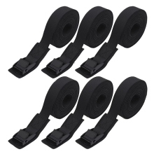 6,6 ft spanbanden met verstelbare gespen. Spanband tot 550 lbs voor verpakking, vracht, bagage, 6-pack.