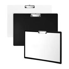 Verpakking van 2 A3-klemborden, liggend, schrijfbord met klem en gat voor ophangen, kantoor, keuken, werkplaats