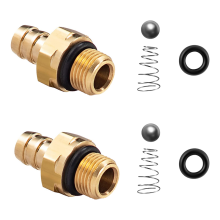Zeepinjector hogedrukreiniger geschikt voor wasmachine, 1/8 inch 27 buitendraad