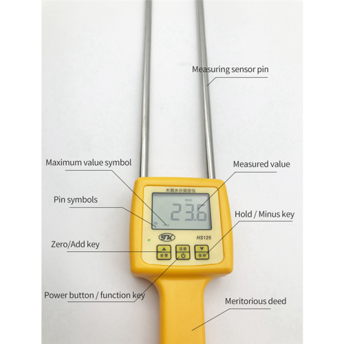 HS125 Houtvochtmeter Draagbare Zaagselanalysator Tester 1
