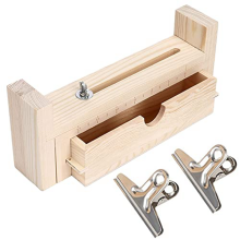 Paracord Jig Armband Maker Hout U-vorm Transparante Schaal met 2 Klemmen
