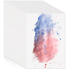 120 vellen aquarelpapier in bulk, 300 g/m² witte waterverf voor kinderen, volwassenen en kunstenaars (5 x 7 inch)