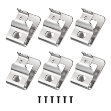 Riemclip, 6 stuks roestvrijstalen boorgereedschapsclips, haakset met schroeven voor N268241, geschikt voor 20V elektrisch gereedschap DCD980 DCD985