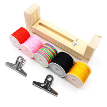 Armbandenmakerhouder U-vormige mal Houten frame Vlecht DIY Crafting Tool Kit voor armbanden A