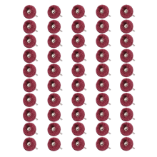 50 stuks 1 inch schuurschijven, polijstboren, 240 korrels, 1/8 inch schacht schuurpads