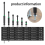 Magnetische schroevendraaierbitset, antislip boor S2 impact magnetisch, sterke PH2 bits, 12 stuks 2