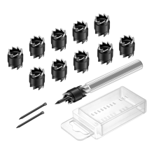 13-delige puntlasfreesset, 3/8 HSS-verwijderaarboortjes voor elektrisch lassen