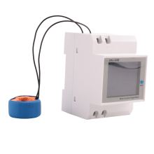 Digitale enkelfase AC 40-300V 100A DIN-rail 6-in-1 voltmeter ampèremeter Watt kWh frequentiemeter 110V (externe CT)