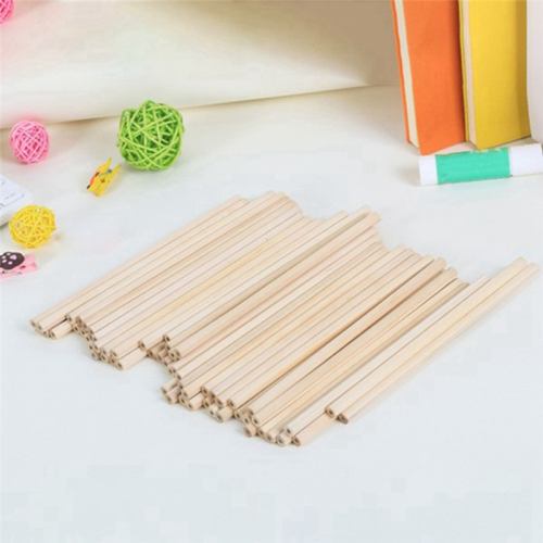 100 stuks houten potloden HB Hex 2