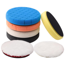 Polijstpads, 7 stuks, 5,5 inch oppervlak voor 5 inch 125 mm steunplaatpads, snijpadset