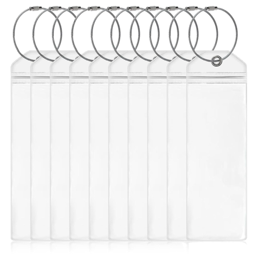 Bagagelabels, 10-pack koffer cruise label houder, labels,