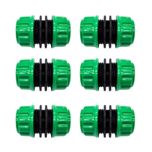 6 stuks slangreparatieconnectorverlengstukken voor het verbinden van 1/2 inch tuinpijpen met snelkoppeling