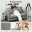 Homcom (Grey) HOMCOM Modern 2 Seater Sofa, PU Leather Upholstered Loveseat Settee 2
