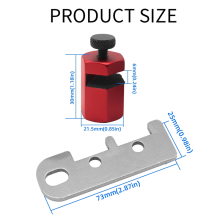 Hoge trapmeters voor het maken van een vierkante trap met houder en antislip stoppers