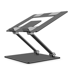 Computerbeugel Notebook Opvouwbaar Metaal Verhoogde warmteafvoer Voldoet aan Ergonomie (Space Gray)