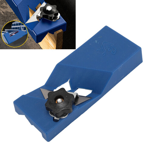 Efficient Woodwork Trimming: 45 Chamfer Planer with Double Slots