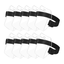 Arm badge houder armband ID-kaart met verstelbare gesp universele maat voor werkpassen (10 stuks)