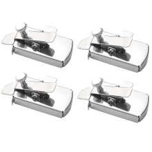 4x magnetische naadgeleider voor naaimachine, multifunctionele rechte zoomliniaal universele machine