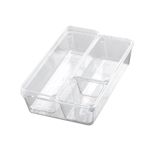 4-pack premium acryl lade organizer trays, scheurbestendig en multifunctioneel