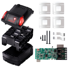 18V 10-cellen 3,0Ah 4,0Ah 5,0Ah 18650 batterijbehuizing vervanging voor gebroken plastic reparatieset onderdeel