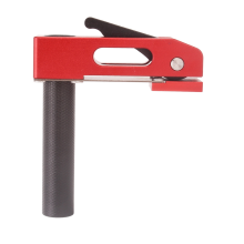 Snelwerkende klem voor houtbewerking, snel vastzettende klem voor werkbank, 20 mm hondengatgereedschap - rood