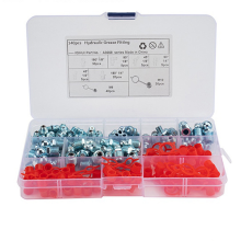 140 stuks/set gebogen vetnippel rechte fitting accessoires voor fittingen doppen hydraulische zerk